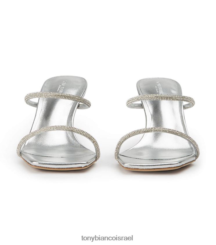 נעלי עקב | נשים נאפה מטאלי כסוף Tony Bianco לרדוף אחרי עקבים 8BNR8T159